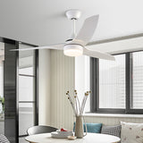 42'' Ceiling Fan with LED Lights Dimmable Multi-Speed White/Black
