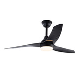 42'' Ceiling Fan with LED Lights Dimmable Multi-Speed White/Black
