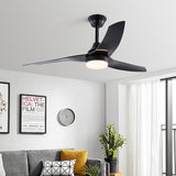 42'' Ceiling Fan with LED Lights Dimmable Multi-Speed White/Black