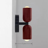 Colorful Nordic Minimalist Double Head Creative Home Deco Wall Light