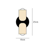 Colorful Nordic Minimalist Double Head Creative Home Deco Wall Light