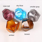 Geometric Glass Chandelier Modern Crystal Personality Creative Shaped Glass Aisle Colored Ice Stone