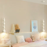 Gourd Bubble Designer Pendant Lamps Middle Bauhaus Cream Wind Chandelier