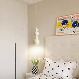 Gourd Bubble Designer Pendant Lamps Middle Bauhaus Cream Wind Chandelier
