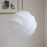 Silk Fabric Globe Pendant Lighting Chandelier
