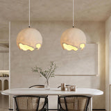 Resin Pendant Lights Kitchen Island Lighting Modern Farmhouse Foyer Entryway Light Fixtures Ceiling Hanging Globe Over Table 85-265V