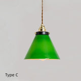 Mini Glass Pendant LED Light Vintage Style - Bulb Included