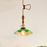 Mini Glass Pendant LED Light Vintage Style - Bulb Included