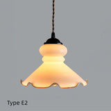 Mini Glass Pendant LED Light Vintage Style - Bulb Included