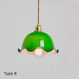 Mini Glass Pendant LED Light Vintage Style - Bulb Included