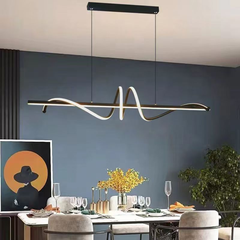 Minimalist LED Dinning Room Pendant Lights Kitchen Chandelier Morden ...