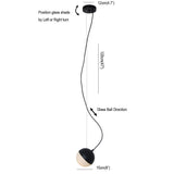 1/3/5 Light Mini Globe Pendant Light Ambient Light DIY Adjustable Black Gold E12 E14 without Bulb - heparts
