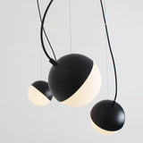 1/3/5 Light Mini Globe Pendant Light Ambient Light DIY Adjustable Black Gold E12 E14 without Bulb - heparts