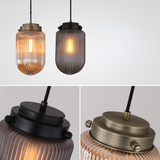 Nordic Simple Glass Chandelier Living Room Dining Room Study Bedroom Glass Iron Chandelier