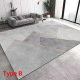 Modern High-end Simplicity Minimalist Beige Designed Area Rug Abstract