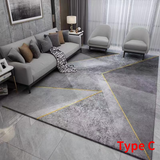 Modern High-end Simplicity Minimalist Beige Designed Area Rug Abstract