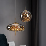 Gypsophila LED Glass Pendant Lighting Chandelier