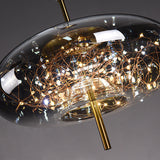 Gypsophila LED Glass Pendant Lighting Chandelier