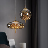 Gypsophila LED Glass Pendant Lighting Chandelier