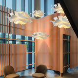 Modern Minimalist White Flower Ceiling Pendant Lighting