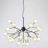 9/27/36/45/54/63-Lights Globe Glass Novelty Sputnik Chandelier Ambient Light Painted Finishes Metal Glass Creative Bulb Included G4 - heparts