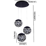 3-Light/1-Light Globe Pendant Light Ambient Light 90-240V LED E26/E27 Ceiling Lamp - heparts