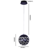 3-Light/1-Light Globe Pendant Light Ambient Light 90-240V LED E26/E27 Ceiling Lamp - heparts