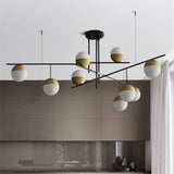 3/9-Lights Geometric Pendant light Chandelier Ambient Light Lighting Fixture With Glass Balls Metal Branches