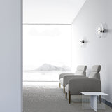 3W/8W D26cm Disk Modern Led Wall lamp Creative Frameless Light Guide Plate Transparent Crystal - heparts