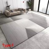Modern High-end Simplicity Minimalist Beige Designed Area Rug Abstract