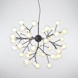 9/27/36/45/54/63-Lights Globe Glass Novelty Sputnik Chandelier Ambient Light Painted Finishes Metal Glass Creative Bulb Included G4 - heparts