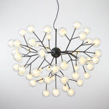 9/27/36/45/54/63-Lights Globe Glass Novelty Sputnik Chandelier Ambient Light Painted Finishes Metal Glass Creative Bulb Included G4 - heparts