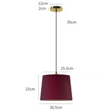 Mini Chandelier Modern Minimalist Fabric Pendant Lighting