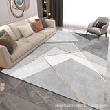 Modern High-end Simplicity Minimalist Beige Designed Area Rug Abstract