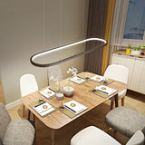Annular LED Pendant Light Chandelier Lighting Ambient Light -LED Integrated Dimmable With Remote Control - heparts