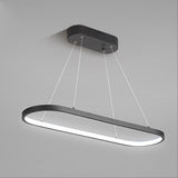 Annular LED Pendant Light Chandelier Lighting Ambient Light -LED Integrated Dimmable With Remote Control - heparts