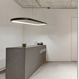 Annular LED Pendant Light Chandelier Lighting Ambient Light -LED Integrated Dimmable With Remote Control - heparts
