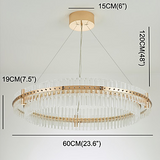 Circular / Novelty Chandelier Pendant Light Ambient Light Painted Finishes Aluminum Creative, New Design LED Integrated - heparts