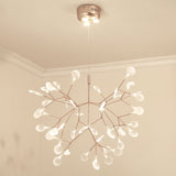 Firefly Branched Sputnik Pendant Light Chandelier Ambient Light Candle Style LED - heparts