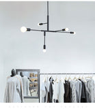 Modern LED chandelier lighting 5 lights gold hanging light lamp for dinning living room foyer pendant lamp - heparts