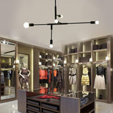 Modern LED chandelier lighting 5 lights gold hanging light lamp for dinning living room foyer pendant lamp - heparts