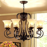 5/6/8-Light Chandelier Ambient Light Painted Finishes Metal Glass Candle Style E26 / E27 - heparts