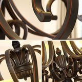 5/6/8-Light Chandelier Ambient Light Painted Finishes Metal Glass Candle Style E26 / E27 - heparts