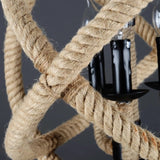 3-Light Circular Pendant Light Ambient Light Painted Finishes Metal - heparts