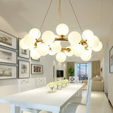 Cluster Pendant Light Ambient Light Electroplated Metal Glass Mini Style 110-120V / 220-240V Bulb Included / G4 - heparts