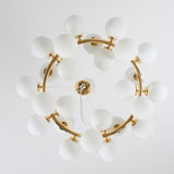 Cluster Pendant Light Ambient Light Electroplated Metal Glass Mini Style 110-120V / 220-240V Bulb Included / G4 - heparts