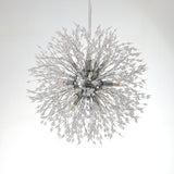 Modern Electroplated Globe Chandeliers Firework Led Vintage Pendant Lights G9 Bulb Base - heparts