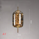 Gypsophila LED Glass Pendant Lighting Chandelier