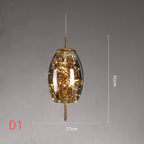 Gypsophila LED Glass Pendant Lighting Chandelier