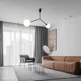 Ins White Glass Cherry Ball Pendant Light Designer's Lamp Simple Modern - heparts